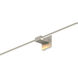 Z-Bar LED 4 inch Brushed nickel Wall Sconce Wall Light, Center Mount